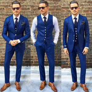 Mens Italian Stylish Designer Slim Fit Suit Sets