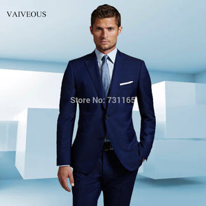 Casual Elegant Slim Fit Men Suits